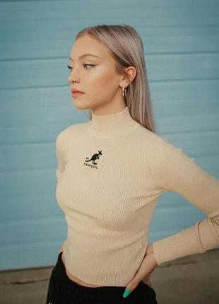 Kangol h&m водолазка бежева