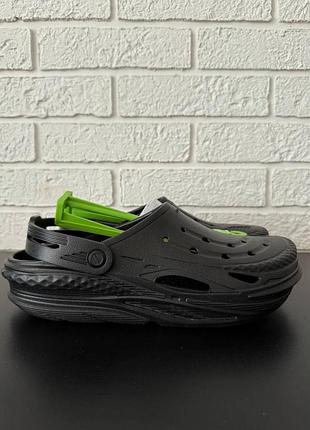 Крокси crocs off grid clog чорного кольору, нові, з бірками, оригінал. 43-44