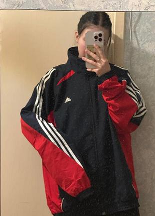 Олимпийка куртка курточка кофта спортивная зипка худи ветровка винтаж adidas трендовая модная