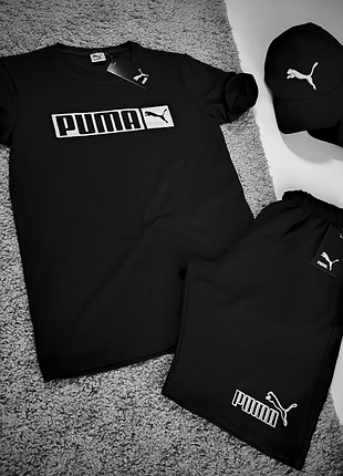 Спортивний костюм чоловічий puma футболка+шорти