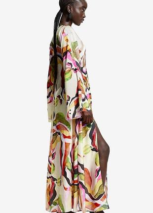 H&m сукня довжини максі ( пляжна сукня) 👗 платье- кафтан