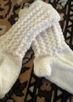 Вязаные носочки, гольфы