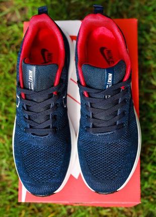 Nike presto blue red white, мужские кроссовки найк4 фото