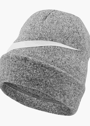 Шапка унисекс nike therma beanie szara polar grey do8170-010