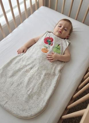 Спальник спальний мішок tu the very hungry caterpillar дівчинці хлопчику 12-18 м 80-86 см