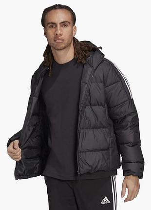 Пуховик чоловічий adidas essentials midweight black gt9141