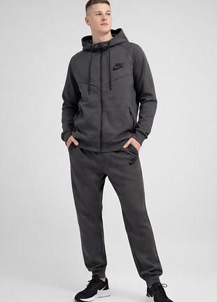 Чоловічий спортивний костюм nike шоколад/графіт,масло батал 3xl–7xlтрикотажний костюм на осінь для крупних чоловіків