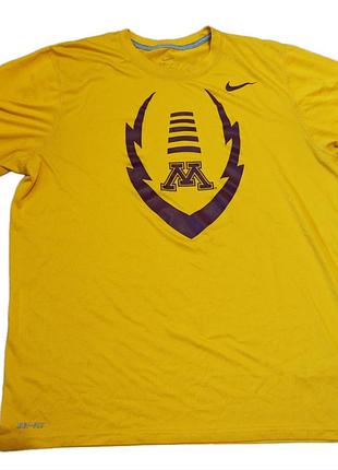 Футболка nike dri-fit university of minnesota ncaa, размер l
