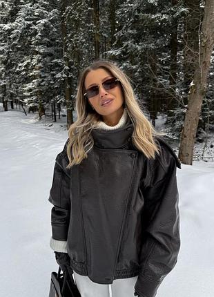 Шоколадна куртка zara бестселлер