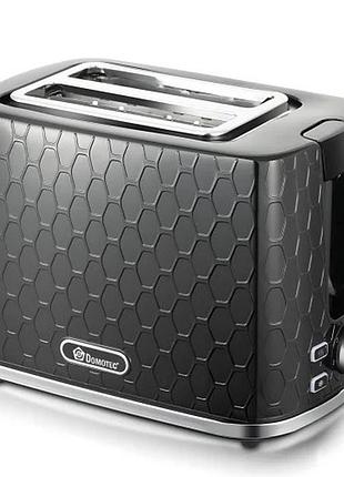 Тостер domotec ms-508 930вт • електричний тостер для хліба та хрустких тостів для дому