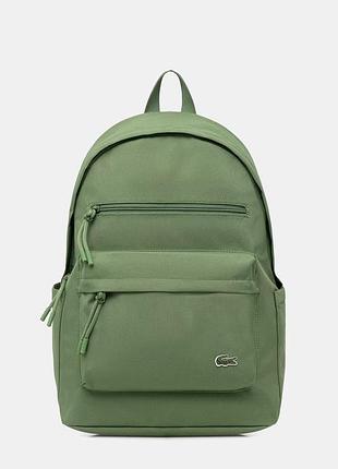 Рюкзак унісекс lacoste, колір зелений😍