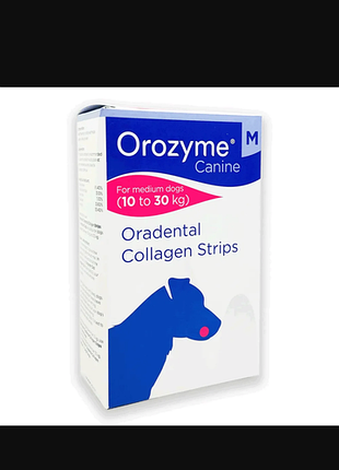 Orozyme жувальні смужки для гігієни ротової порожнини собак середніх порід m, 1 шт.
