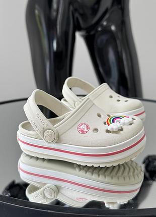 М'які популяні крокси сабо + джибітс crocs