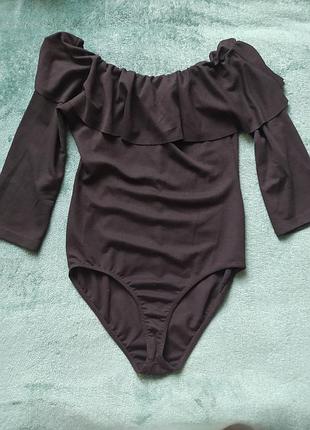 Боди с воланами, zara