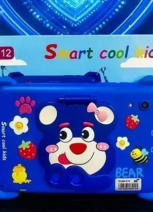 Планшет smart cool kids c12 для детей 8 гб осп / 256 гб пзп android дисплей 7 дюймов синий