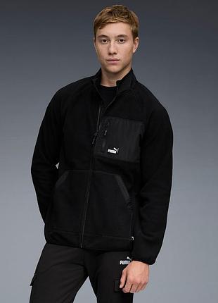Фліска чоловіча puma, колір чорний😍 куртка светр кофта