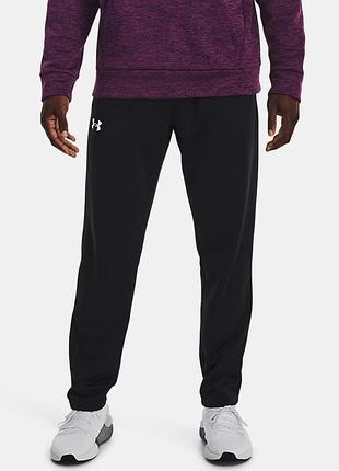 Штани чоловічі under armour, колір чорний😍 джогери на флісі