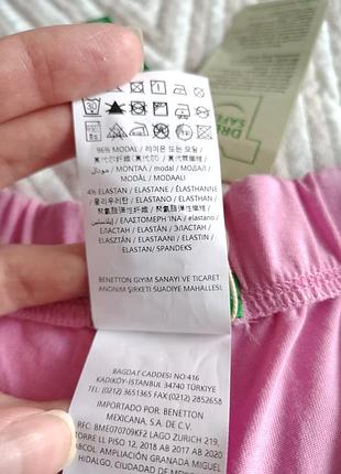 Комфортные шорты женские летние широкие из модала united colors of benetton пижама 7