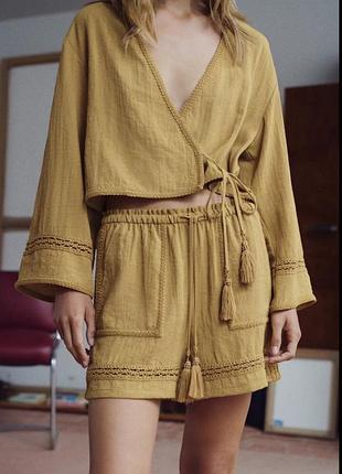 Костюм з віскози zara