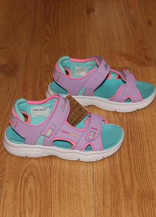 Детские босоножки skechers flex splash 33, 34, 35 р скечерс девочке