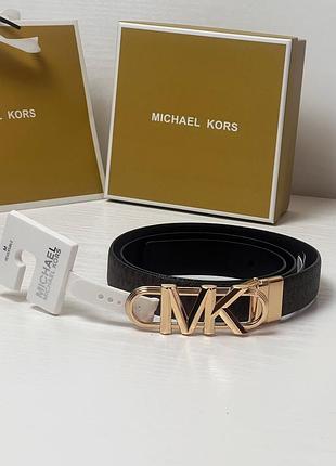 Жіночий ремінь michael kors mk monogram