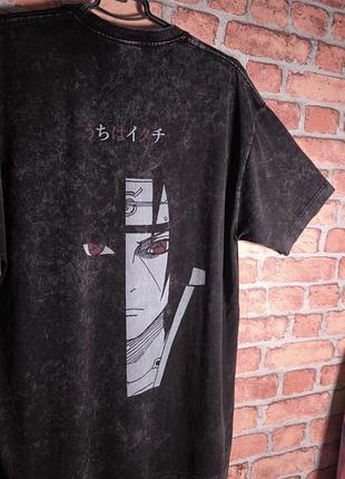 Футболка оверсайз аниме наруто naruto itachi uchiha