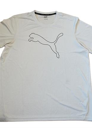 Футболка puma dry cell белая, размер l, новая