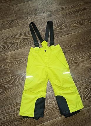 Теплые зимние брюки комбинезон crivit, 86/92