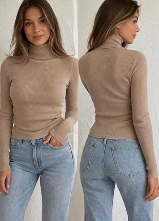 Премиальная водолазка intimissimi шерсть & шелк 85% wool 15% silk бесшовная s