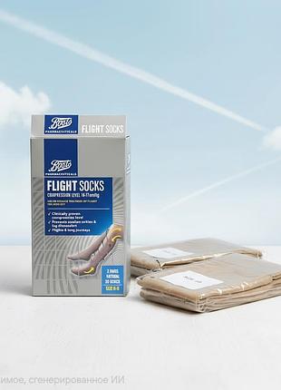Компресійні гольфи для перельотів 39-42 boots flight socks 2 пари