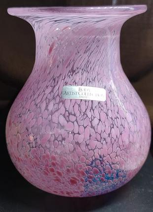 Винтажная ваза boda artist collection (швеция), ульрика хюдман-валлиен, арт. 47867, h-14 см.  2500 ( торг)