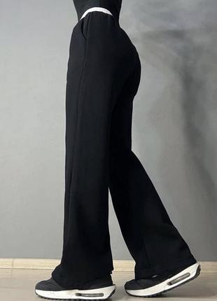 Штани чорні палаццо / брюки широкі zara