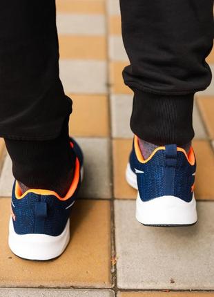 Nike zoom blue orange, чоловічі кросівки найк5 фото