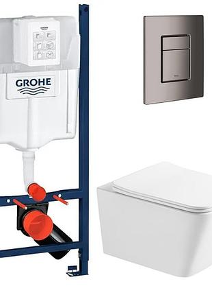 Комплект унитаз с крышкой insana jordan trn hl + инсталляция grohe rapid sl 4в1 (3884000g/38732a00)