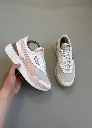 Puma cruise rider white 39(24.5cm) suede speedcat rs-x x-ray