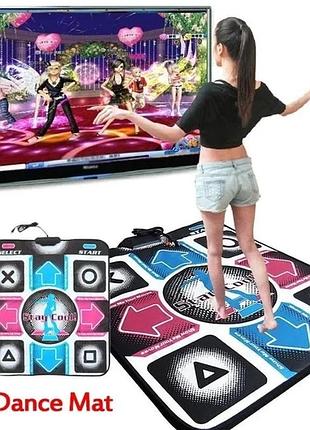 Килимок танцювальний dance mat із підключенням до пк+tv