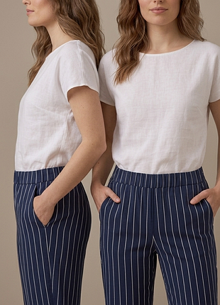 ​👖 легкі літні брюки h&m у смужку