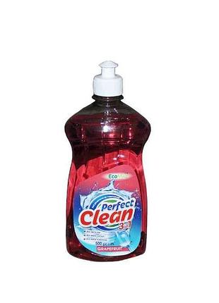 Засіб для миття посуду 500мл perfect clean 3in1 grapefruit тм ecomax