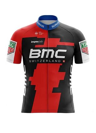 Велофутболка / велоджерсі bmc racing team tag heuer sophos | розмір l