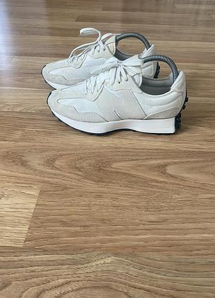 New balance 327 ws327mf оригінал жіночі кросівки 40.5 (26 см) бежеві