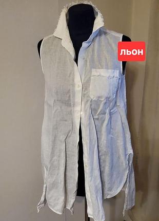 Блуза льняна