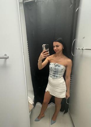 Джинсовий топ zara