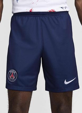 12-13 років на хлопчика nike paris germain спортивні шорти сині тонкі легкі літні без підкладки