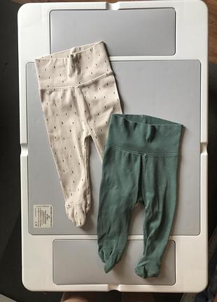 Штанці повзунки h&m якісні рубчик 100% котон
