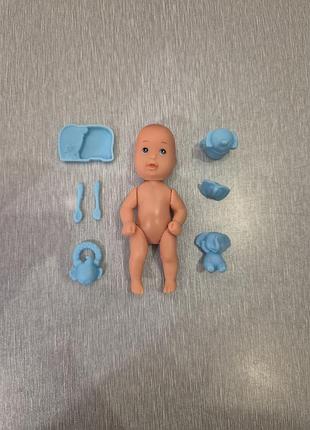 Оригинальный игрушечный набор с кукольным малышом simba new born baby для детских игр