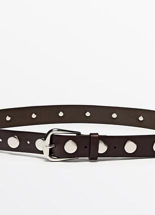 Шкіряний ремінь massimo dutti 85 см, стан ідеальний