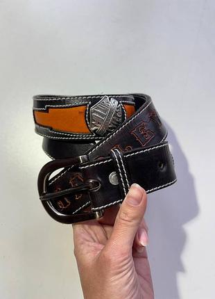 Ремінь шкіряний harley davidson  чоловічий/ жіночий