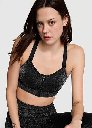 Спортивный топ victoria's secret pink с молнией