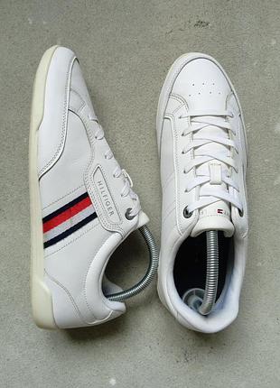 Кожаные белые кеды кроссовки Tommy hilfiger 42 размер (стелька 28 см)