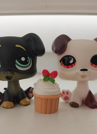 Lps littlest pet shop лпс лот 2 шт набор щенковая собака пет шоп пет шопы петшопы littles pet shop petshop игрушка фигурка игрушки пет шопы лп